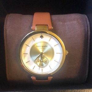 Brown leather Kate Spade watch